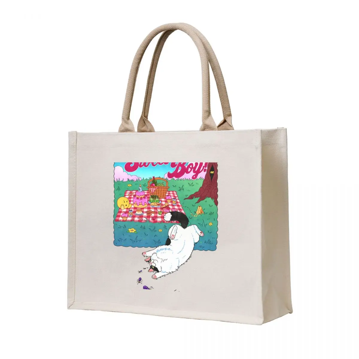 

Sweet B-man Tote Bag canvas tote Custom bag women bag