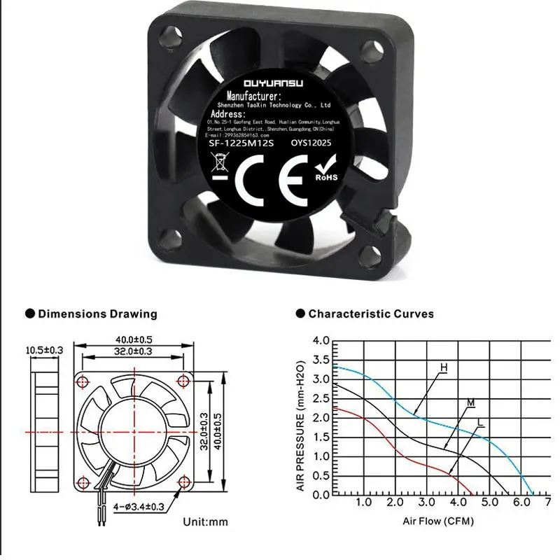 40x40x10mm 50x50x10mm 60x60x10mm 5V 2-Pin PC Computer CPU System Heatsink Brushless Cooling Fan Silent Chassis Radiator Fans