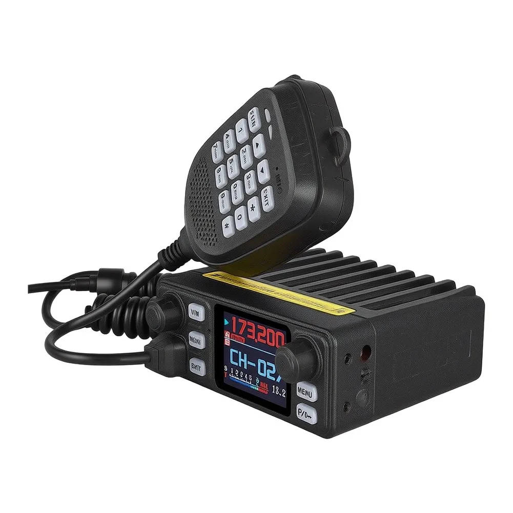 IC-980Pro Car Radio Transceiver with Priority Channel Scan Keypad Lock Dual Meter Display for Reliable Operation