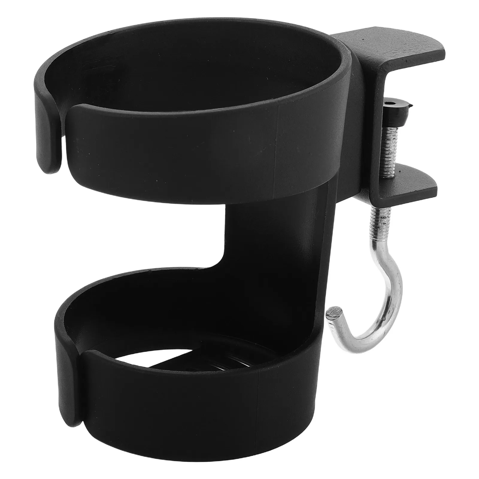 Versatile Adjustable Desk Cup Rack Featuring Secure Cup Cradle and Multi Use Hook for Mugs Bottles Headphones Desk Drink