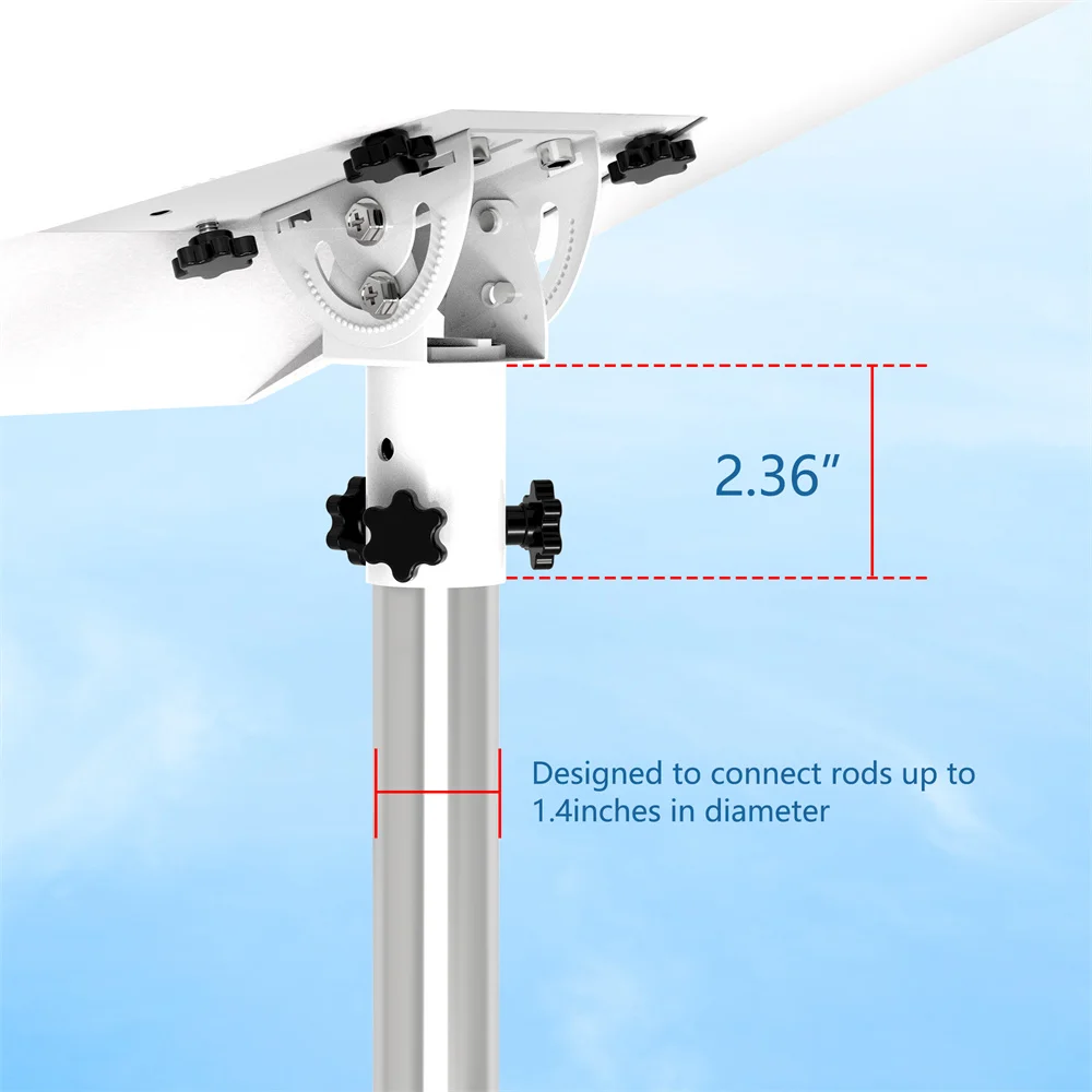 Starlink Gen 3 Pipeline adapter,Suitable for Starlink 3rd Generation Standard Disc,Rod/Plate Roof installation,Gen3/V3 Mount Kit