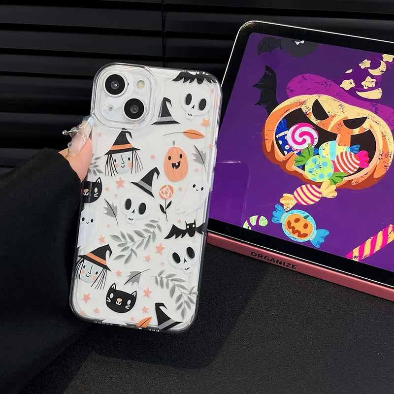 Halloween Cute Party Phone Case For iPhone 14 13 12 11 Pro Max Phone Cover