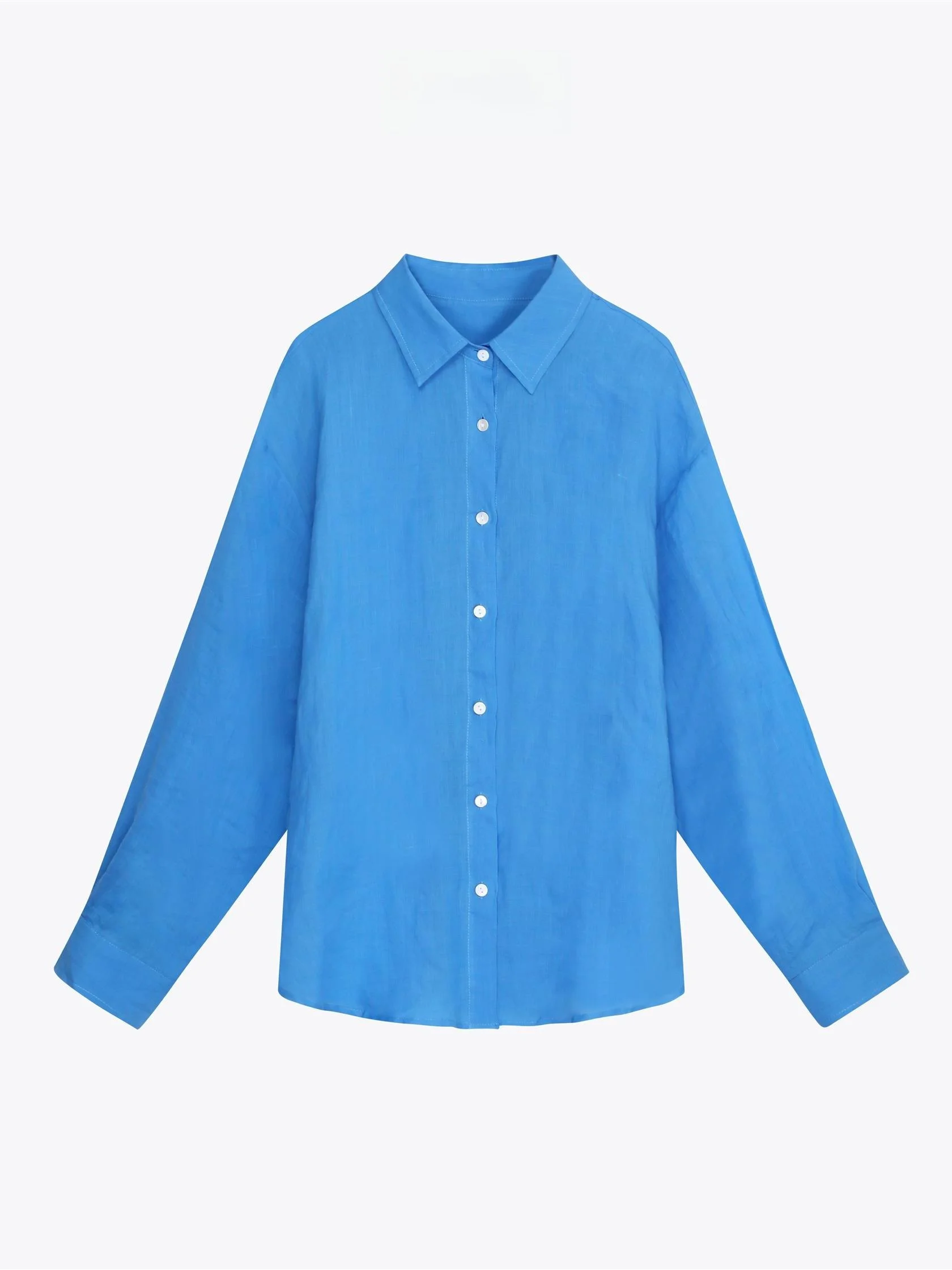 

Легкая женская повседневная льняная рубашка свободного кроя FORNIYOYO с длинным рукавом и воротником, украшенная камнями, летняя коллекция