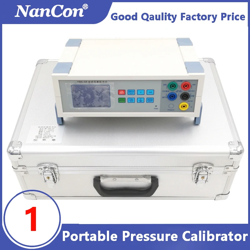 Desktop Digital Pressure Differential Pressure Gauge Calibrator -0.1 ~ 100Mpa
