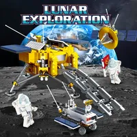 TOYLINX Aerospace Series Chang'e 5 Lunar Lander Building Blocks Educational Space Model Toy for Birthday Christmas Gift