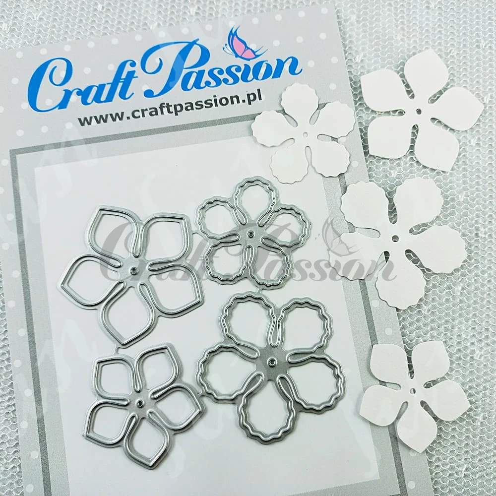 2024 New Arrival Metal Cutting Dies Forget-Me-Not Flowers Cut Die Mold Craft Decoration Embossing Template DIY Handmade Knife