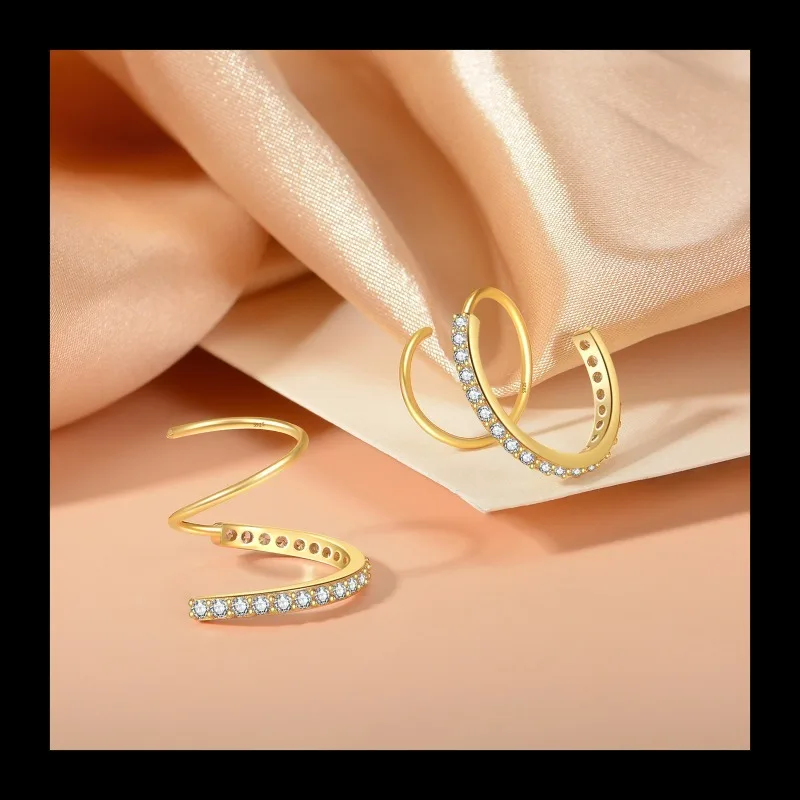 

Korean Version of Women's Tide Simple Earrings, Earrings, Studs, Design Feeling Spring Earrings