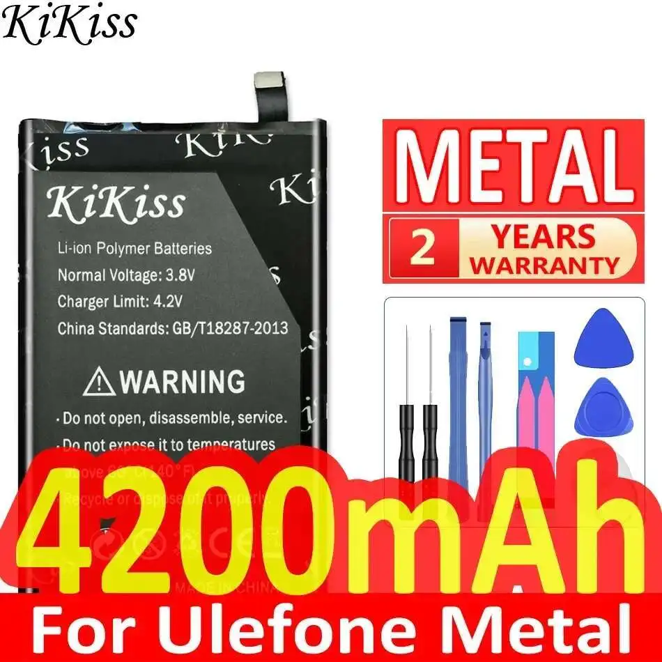 

For Ulefone Metal Smart Phone 4200Mah Mobile Battery Reliable Power Supply