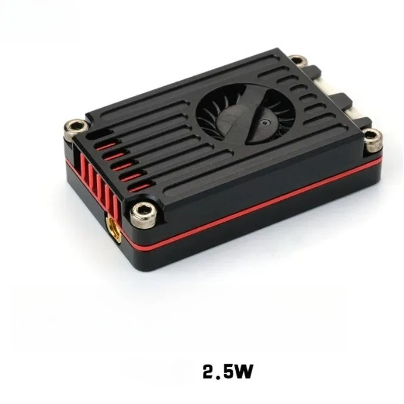 5.8GHz 2.5W 48CH High Power VTX Video Transmitter Module Built In Cooling Fan With Antenna Accessory  Drone Aircraft Model