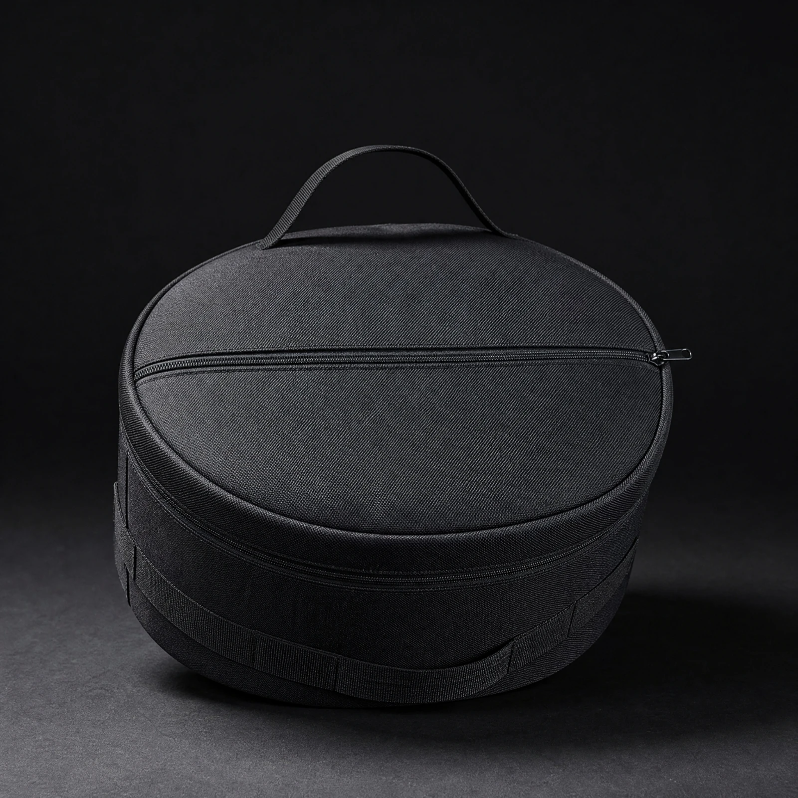 Motorcycle Helmet Storage Bag Long-Lasting Cylindrical Helmet Bag with Zippered Top Two-Way Zipper Compact for Travel