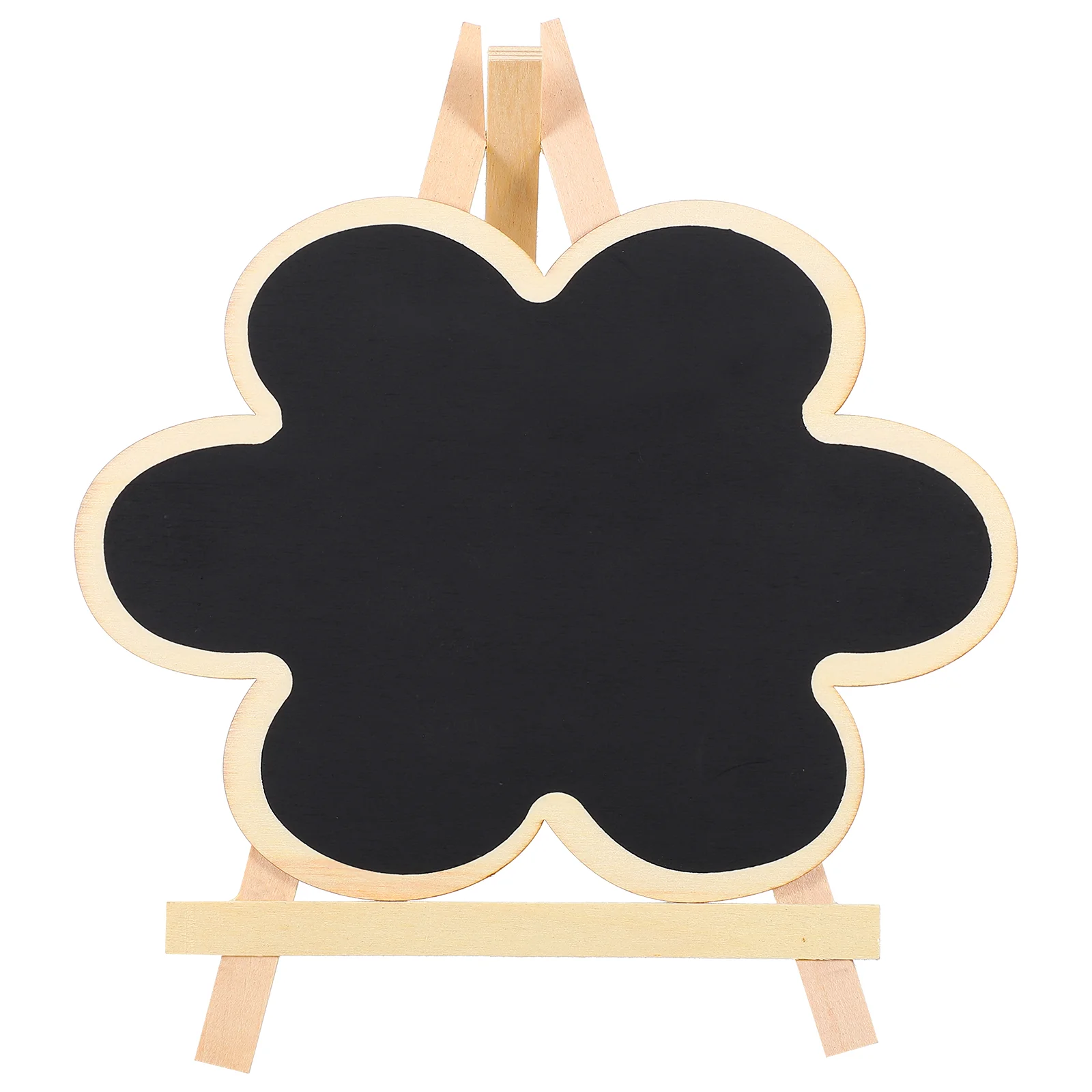 Mini Chalkboard Sign Vertical Wood Tabletop Base Stand Decor Home Gift Photo Prop Writing Notice Display
