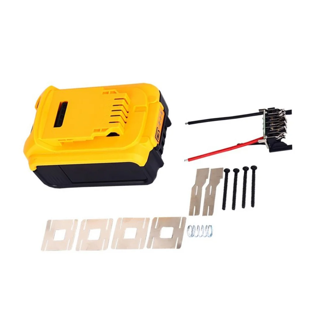 Li-Ionen-Batterie Kunststoff gehäuse Leiterplatte Lades chutz platine Hülle für Dewalt 18V 20V Li-Ionen-Batterie
