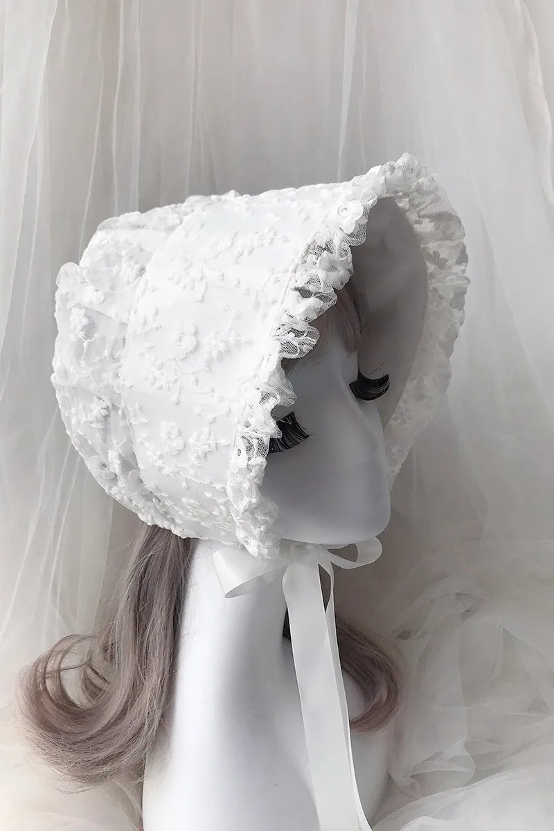 الكبار قبعة النوم قناع الدانتيل الطفل بونيه الوالدين والطفل صور الدعائم بونيه باوتو قبعة #5