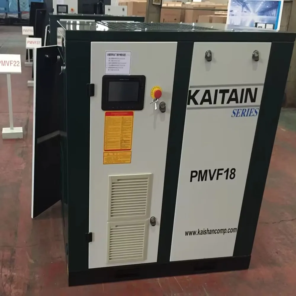 Kaishan 20HP VSD Rotary Screw Air Compressor 0.6-1.0MPa Energy-Saving Industrial Air Compressor for Cambodia
