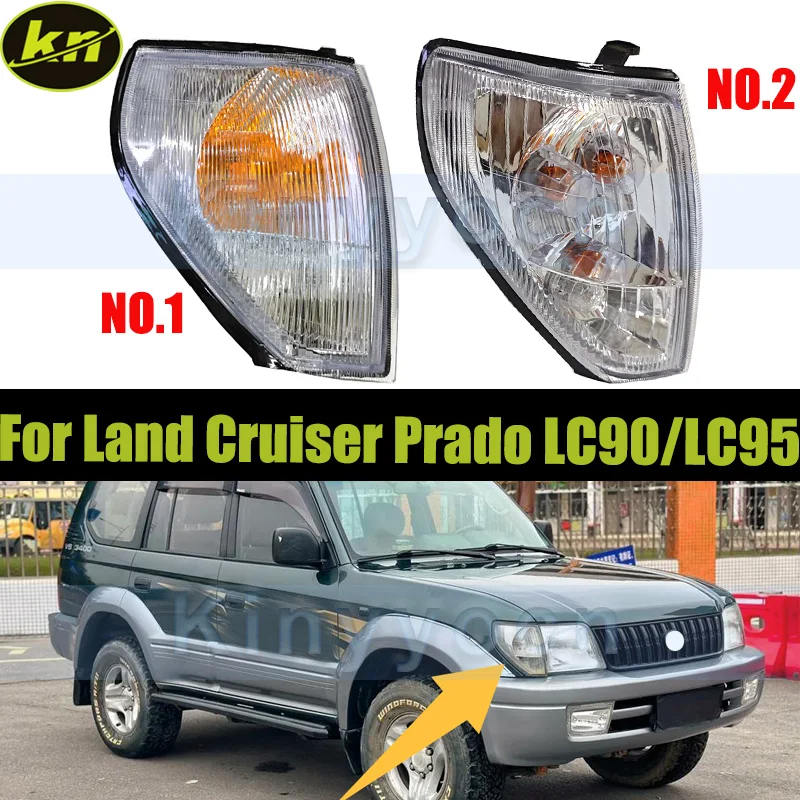 Car Corner Light Lamp For Toyota Land Cruiser Prado LC90/LC95/3400/2700 2000-2002 Headlight Turn Signal Indicator Corner Light