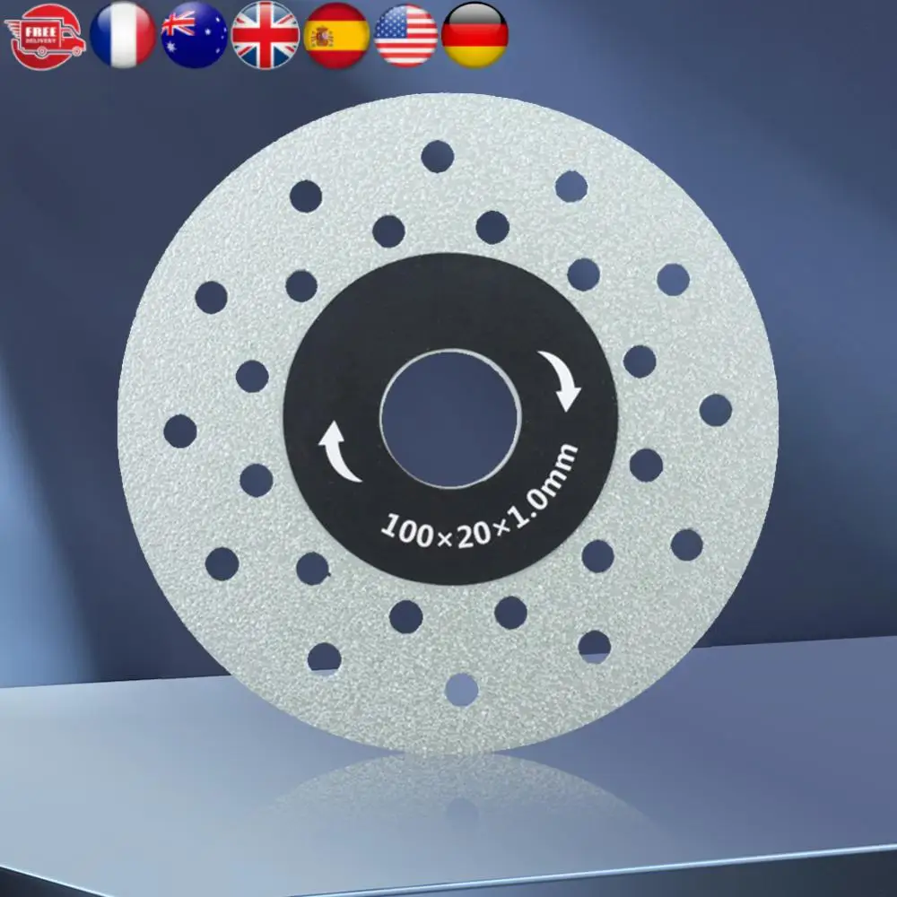 4-بوصة/100 مللي متر ألواح الصخور أسطوانة تقطيع مسامية اتسعت الماس لائحة شقة طحن شفرة القطع لائحة قطع عجلة قرص الطحن