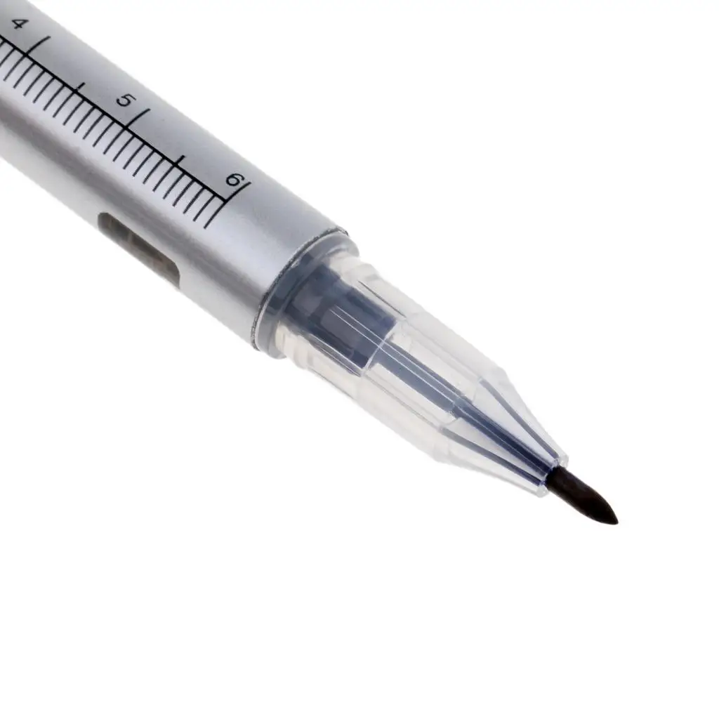 Tattoo Skin Marker Pen with Ruler for Permanent Makeup Eyebrow Lip Art Design Scribe Tool Plastic