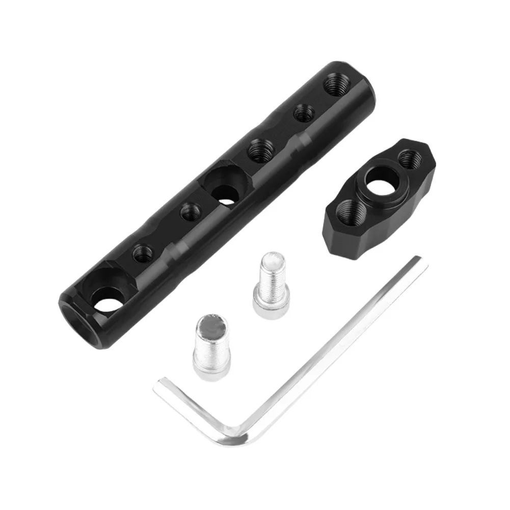 

Расширительный кронштейн на руль мотоцикла с многофункциональным держателем для телефона и прожектором для улучшенной ночной безопасности дорожного движения