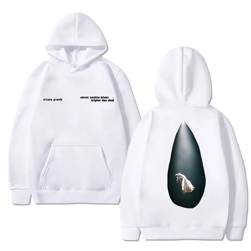Singer Ariana Grande Tour 2025 Double Sided printed Sweatshirt Hoodie Unisex fashion Y2k Hoodie Men women Fleece Casual pullover image 3