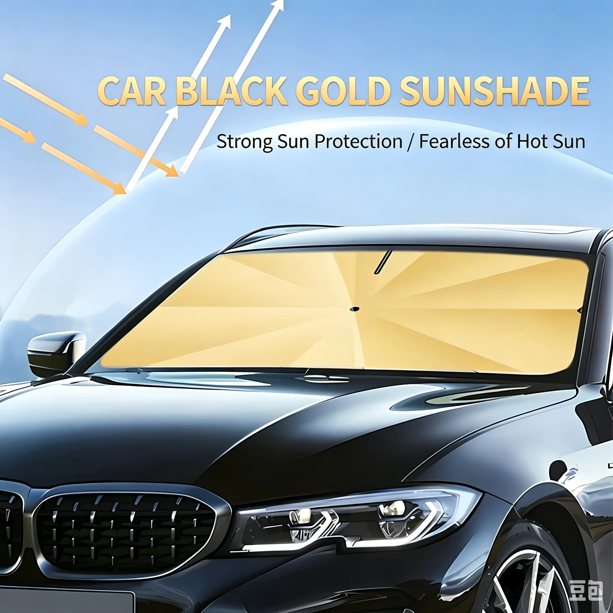 Auto-Windschutzscheiben-Sonnenschutz-Schirm 2026, faltbarer Auto-Frontsonnenschutz, UV-Schutz für den Innenraum, Auto-Sonnenschutz-Abdeckung – Detail 4