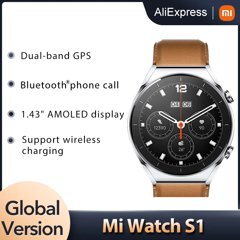 New Xiaomi Mi Watch S1 Smartwatch 1.43