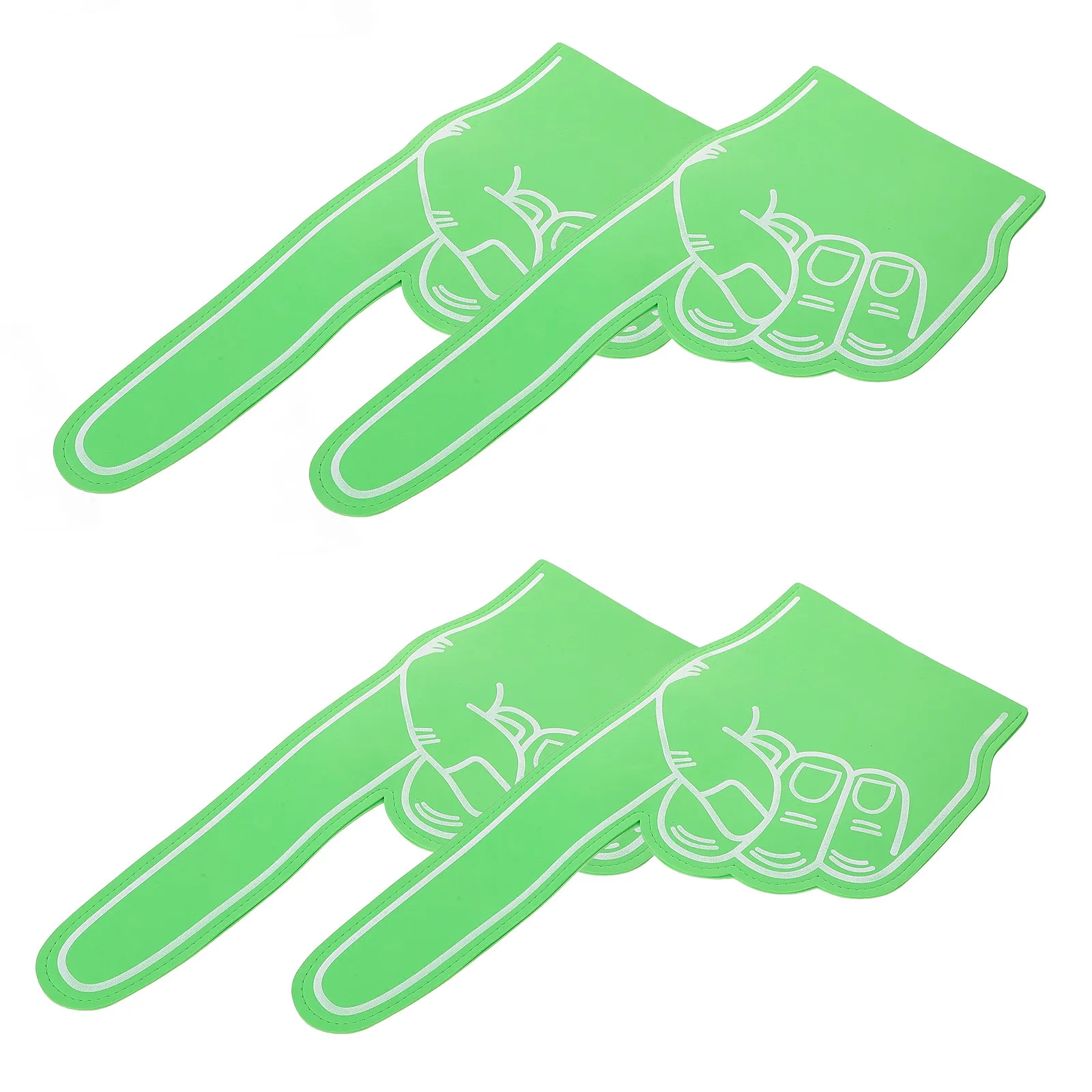 

Набор из 4 больших перчаток-шлепалок из ЭВА-пены, яркие, легкие, экологичные, для концертов, карнавалов, дней рождения