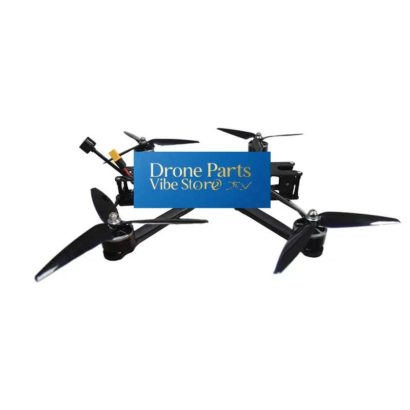 DParts1Fpv Dr-one 7 Inch Aluminum Alloy Frame Kit, Rush Tank VTX 5.8G 2.5W Optional Thermal Camera ELRS 915MHz Motor 2810 1350KV