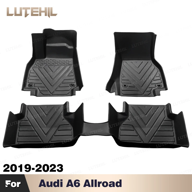 

Custom All-Weather TPE Car Floor Mat For Audi A6 Allroad 2019 2020 2021 2022 2023 Carpet Cover Interior Protector Accessories