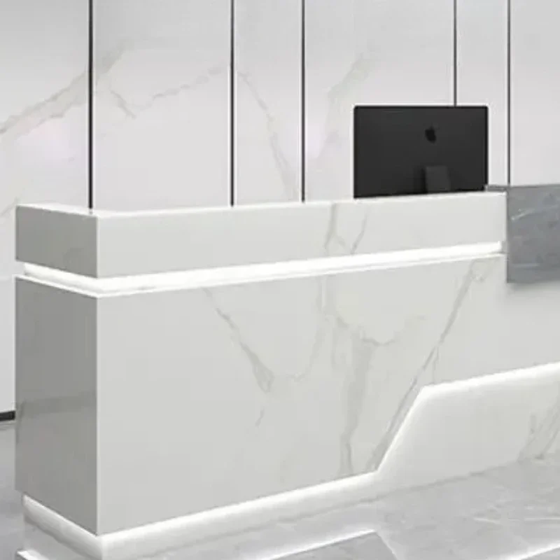 

Стойка для салона красоты, роскошный письменный стол, современный салон, простая роскошная барная стойка, клиника Escritorio De Recepcion, коммерческая мебель