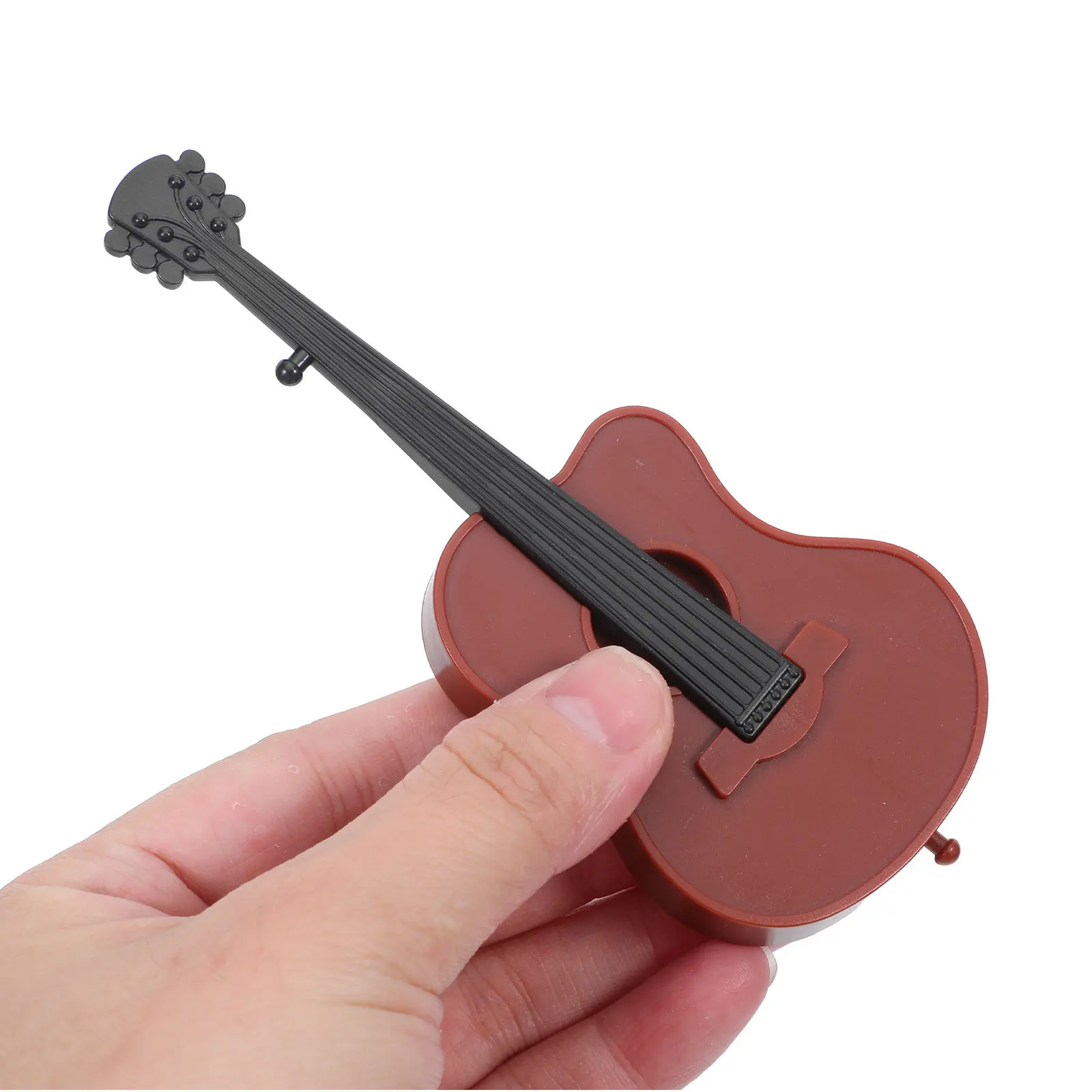 

12Pcs Tiny Guitar Decor Resin Mini Electric Guitar for Dollhouse Accessories Home Craft Micro Scene Collection Display