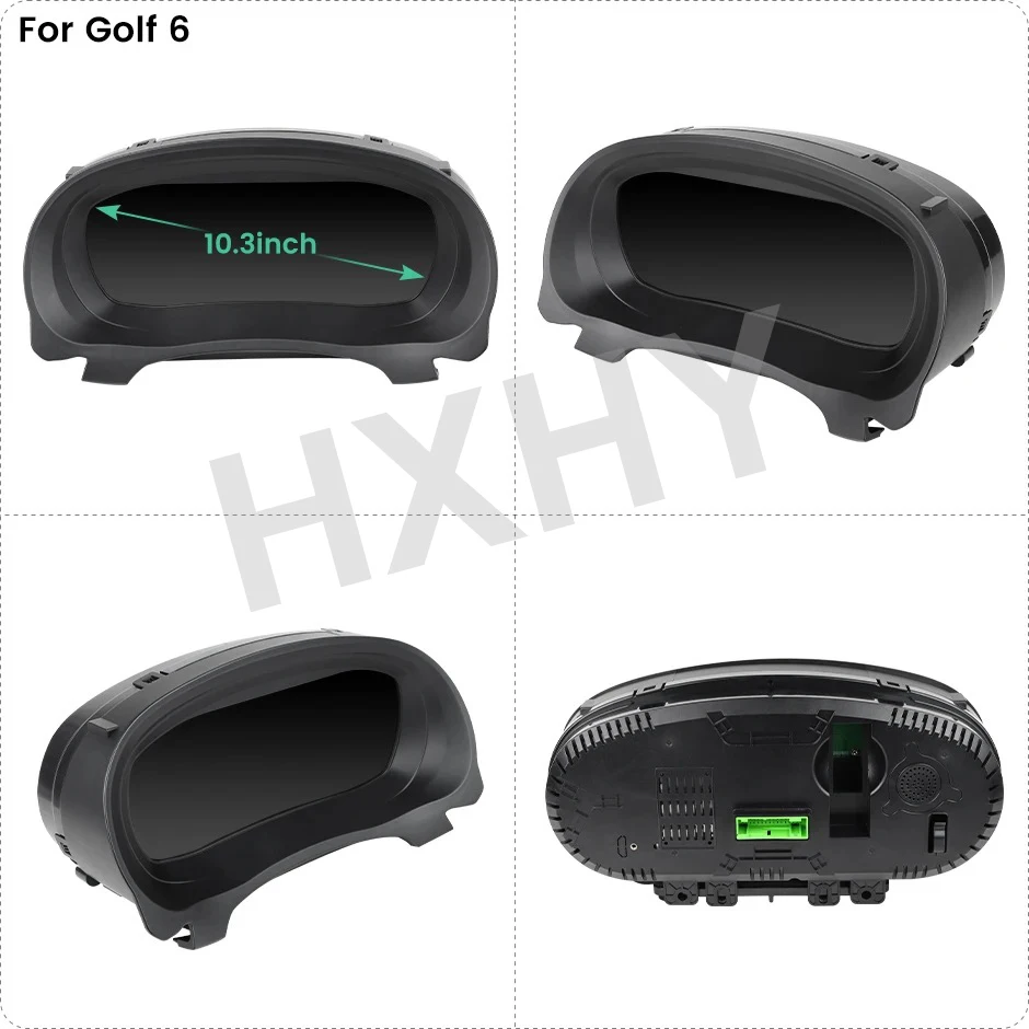 Latest Original Car Digital Cluster Instrument for VW Golf 6 GTI 6R 2010-2012 LCD Speed Meter Dashboard