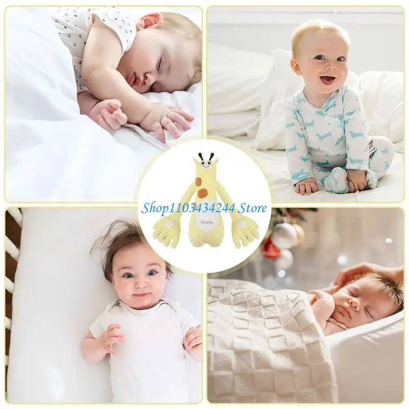 Multifunctional Baby Mood Calming Pillow Lovely Hand Doll Soft Comforting Pillow Pacify Toy for Sleep