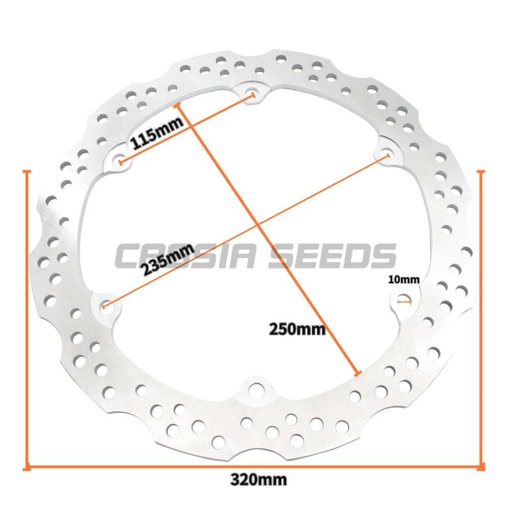 Front Wheel Brake Disc for Honda CB500X CB500F CBR500R CB 500X 500F CBR 500 RR Motorcycle Brake Disc