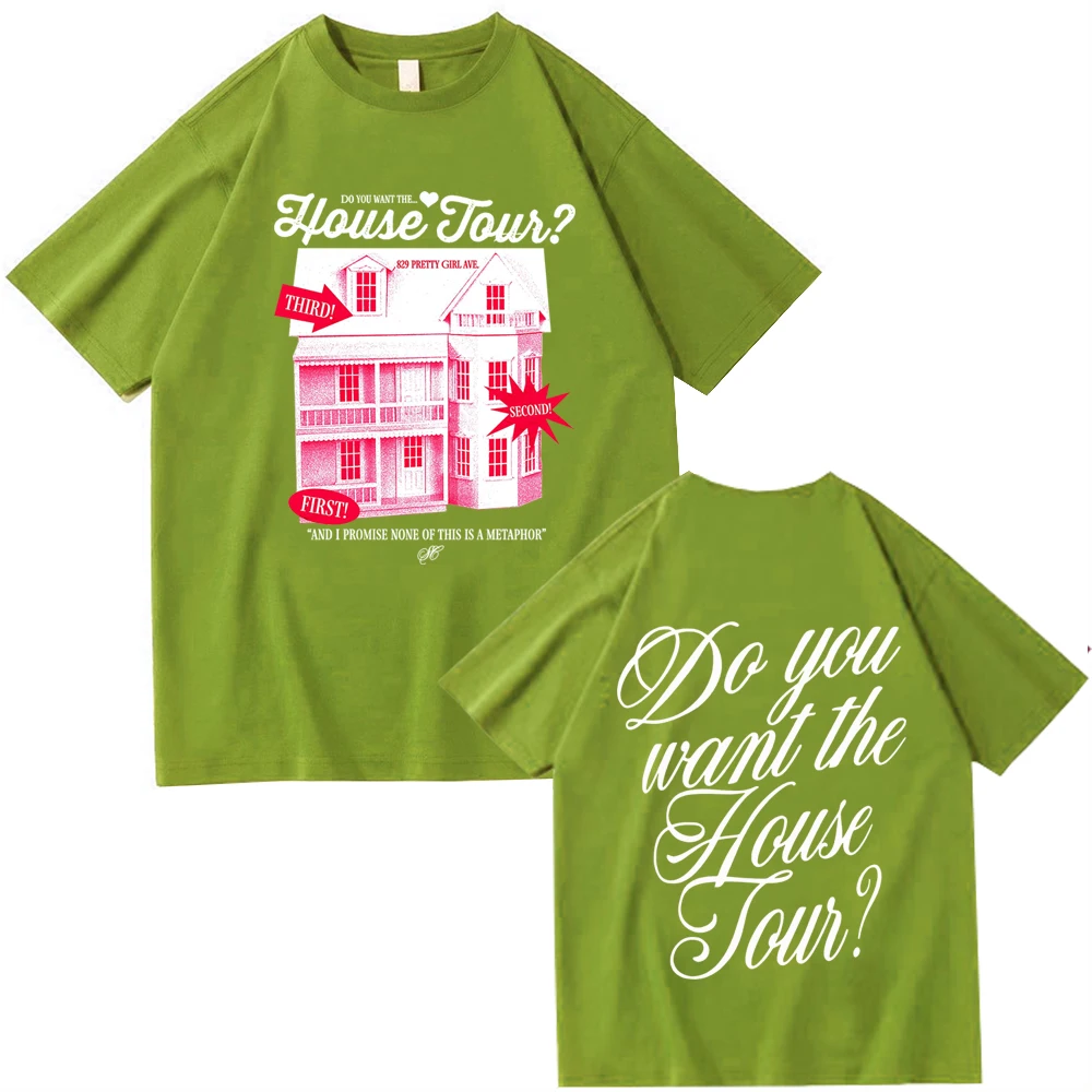 سابرينا كاربنتر هل تريد جولة البيت تي شيرت رجل امرأة Harajuku قصيرة الأكمام س الرقبة قميص غير رسمي هدية #3