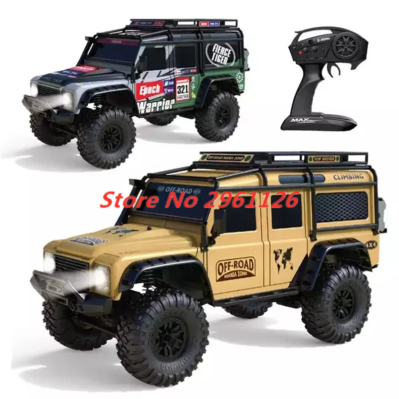 47CM Large RC Climbing Car 4WD 2.4G 1:10 Full Scale Multi-terrain Driving Remote Control Car Full Proportional Rock Crawler Toy