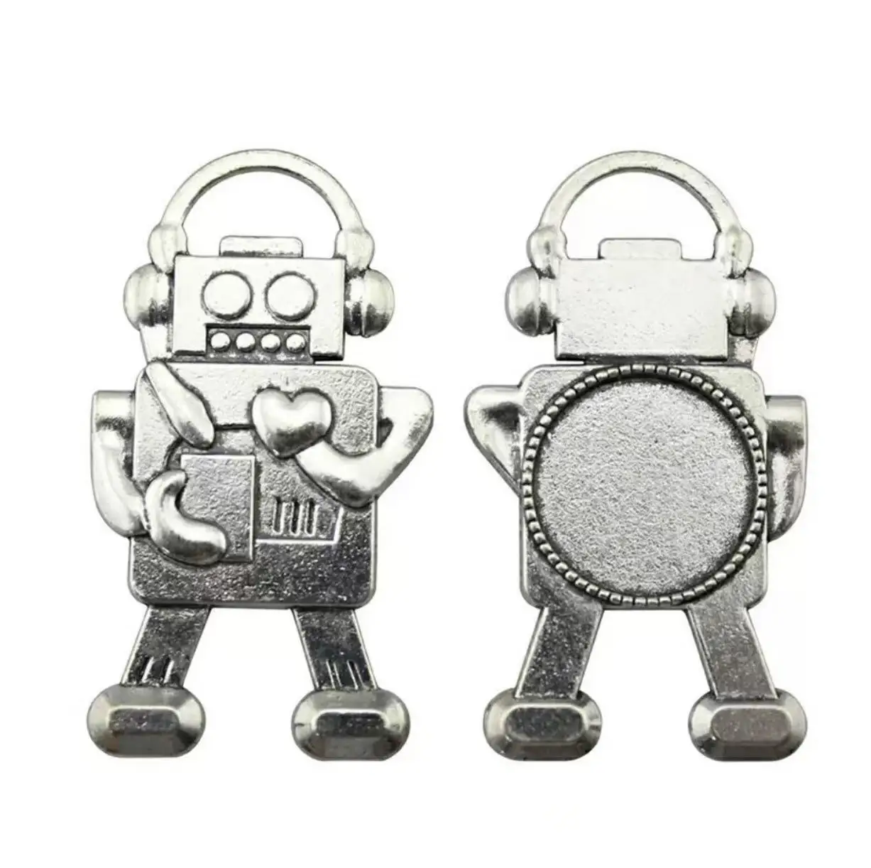 

2pcs inner size 20mm Zinc Alloy Metal Tibetan silver color cabochon satting HW3658