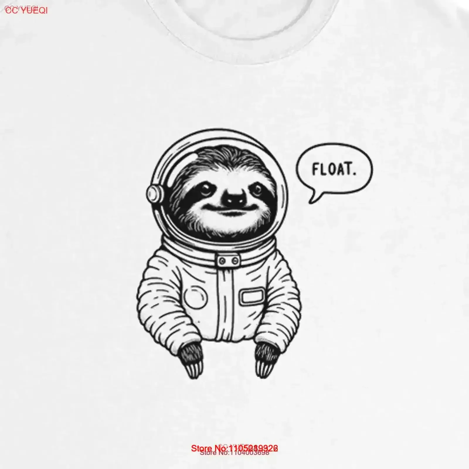 

Cosmic Sloth AstronauT T Shirt Animal Lover s For Him Otter Funny Cool Her vintage Washed fashion Soft homme Stretched vintage