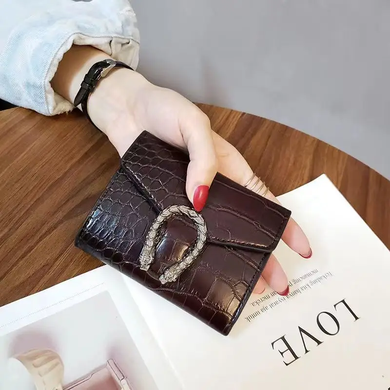 Fashionable Wallet Zipper Coin Purse Women Short Wallets Handbag Women's Clutch Bag Card Holder Pu Leather Wallet Folding Walle