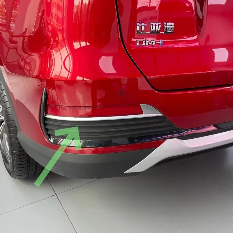 For BYD Song Pro DM-i 2022 + automobile front/rear fog light eyebrow decoration border wind knife light strip frame accessories