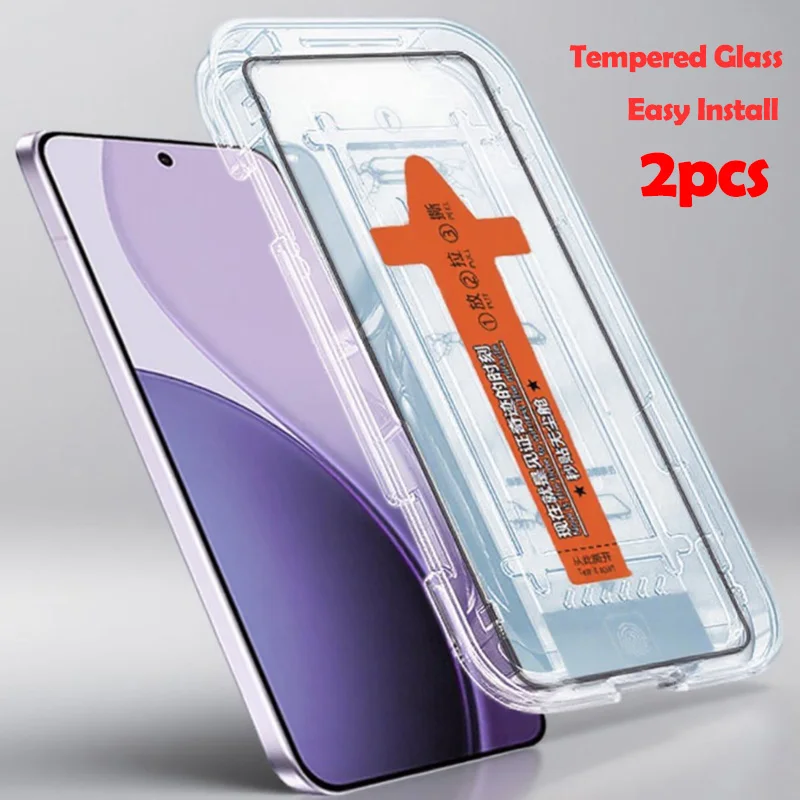

2pcs Dust Free Tempered Glass for OPPO Findx9 Pro Findx8 Ultra Find X9 Pro X8 Ultra X8S X8S+ Screen Protector