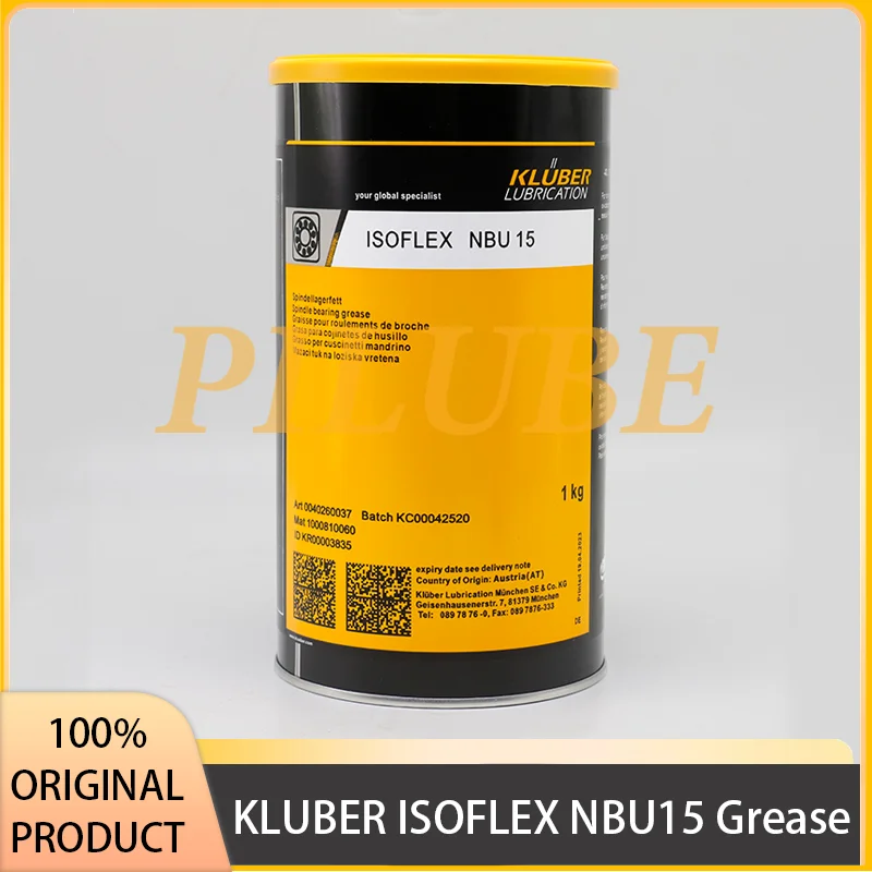 KLUBER Lubricants NBU 15 Bearing Grease 1KG Industrial ISOFLEX NBU15 for Precision Gear