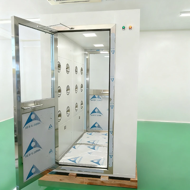 COOFULL Customized Air Shower with Sole Clean Machine 304 SS Automatic Interlock GMP Standard for Clean Room