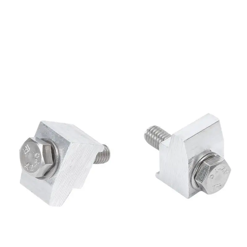 5pcs KF Flange Clamp NW/KF16-KF50 Aluminum Single-Screw Thumb Press M6 Universal Block