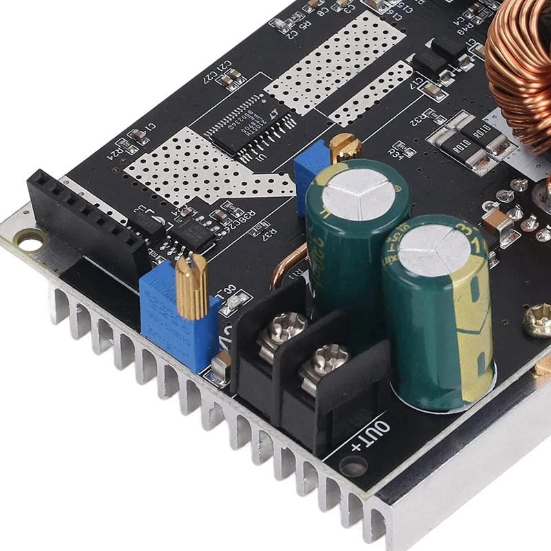 MPPT Module Potentiometer Adjustment DC 7-80V Input 300W 20A DC 1.4-79V Output Overpower Protection Boost Buck Converter