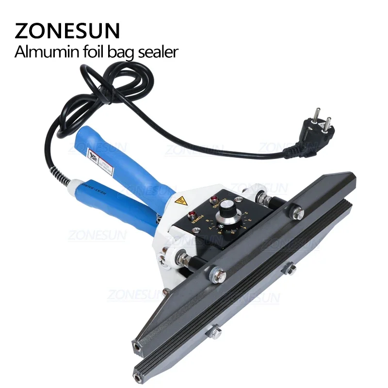 ZONESUN FKR400 220V hand Impulse Sealer Wärme Abdichtung Aluminium Folie Tasche Näher Versiegelung Abdichtung Maschine