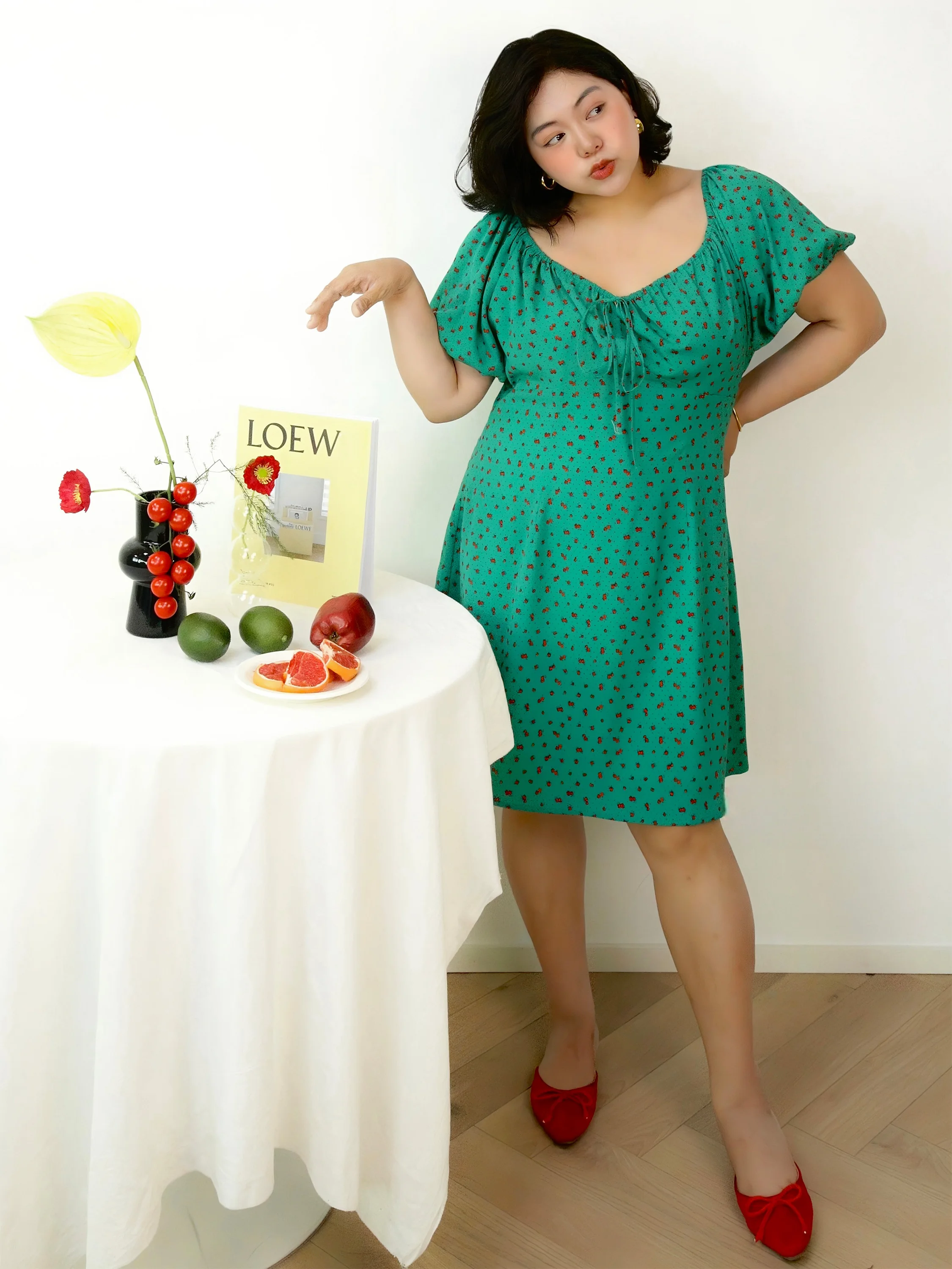 

Летняя женская юбка SASSYCHIC с цветочным принтом, завязками, высокой талией и А-образным силуэтом