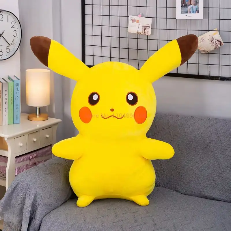 Nuovo 45 centimetri Anime Pokemon Pikachu Peluche Del Fumetto Eevee Pokémon Morbido Peluche Bambola Kawaii di Grandi Dimensioni Divano Cuscino Straccio Regali Di Compleanno