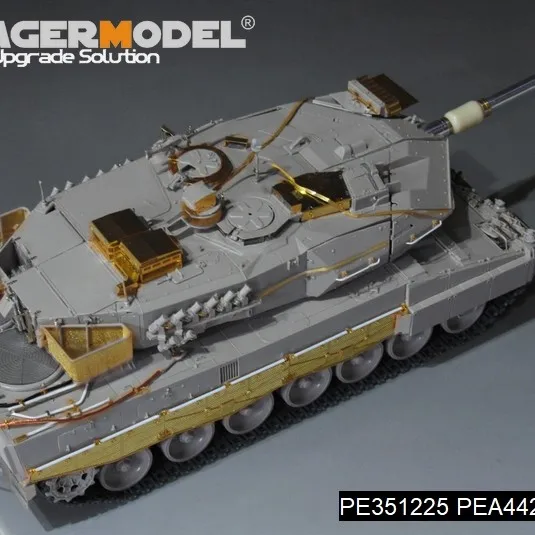 Voyager Photo Etched Part 1/35 PE351225 Modern German Leopard 2A6 MBT w/CDN Boxes Basic(For MENG TS-055) NOT INCLUDE TANK