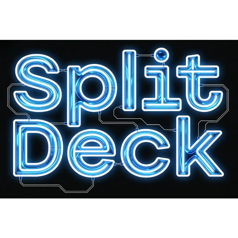 Split Deck Close-Up Magic Trick – Visual Card Magic, Easy to Perform, Magician Props, Accessories, Illusions & Gimmicks
