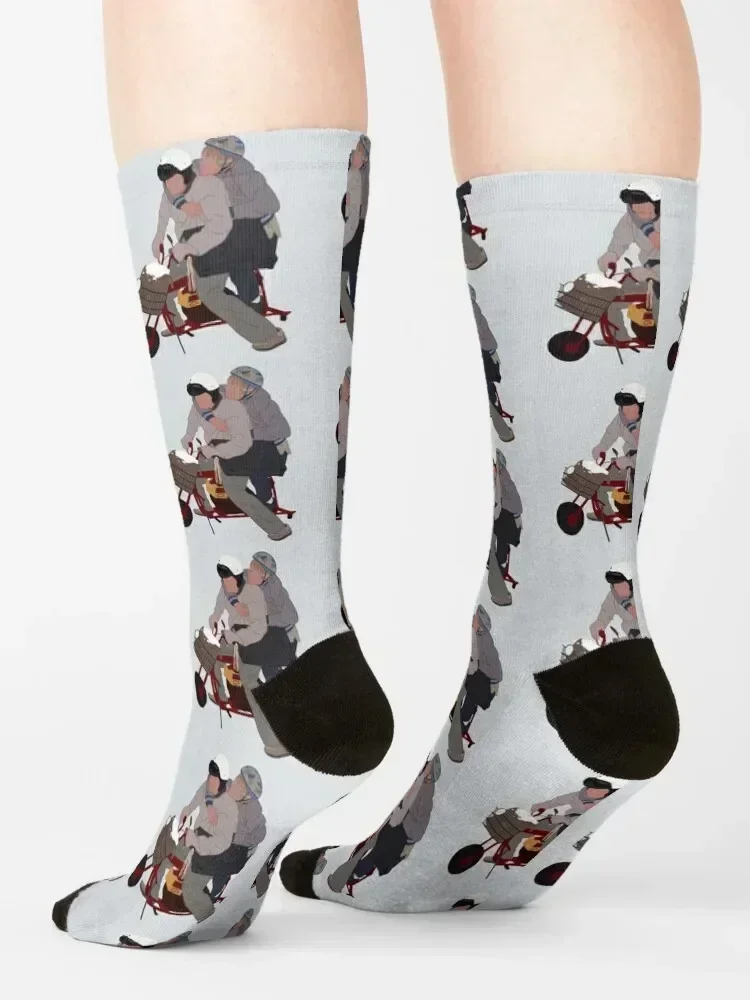 Dumb and Dumber Mini Bike Socks new year luxe Wholesale basketball Socks Male Women's